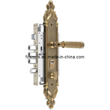 Latest Design Antique Brass Plating Door Handle (FA-6122XX)